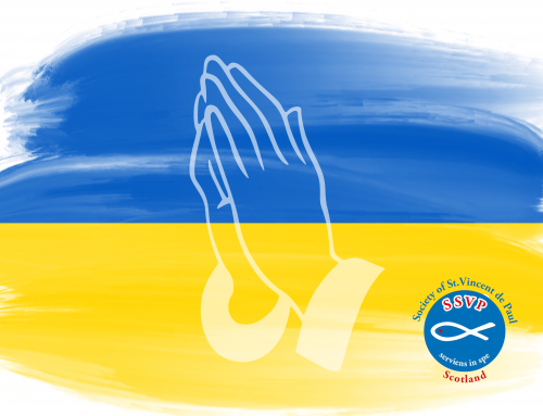 Message from Fr. Tomaž Mavrič: Pray for peace in the world, especially at this moment in Ukraine.