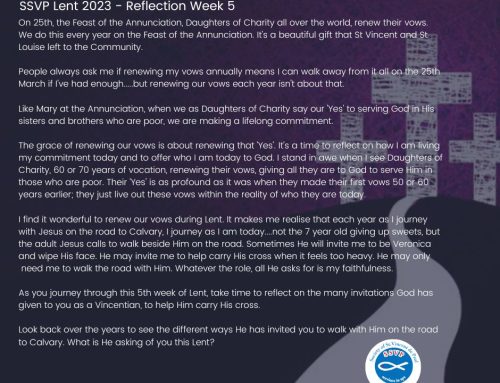 Lenten Reflection – Week 5