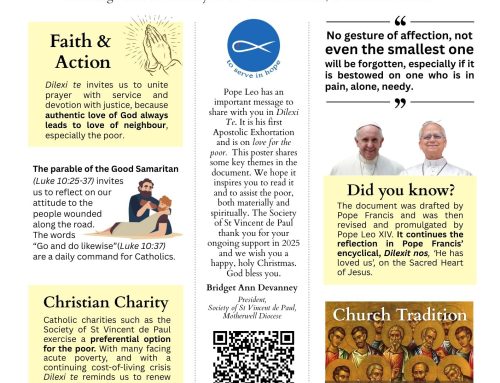 Message from SSVP Motherwell – Advent