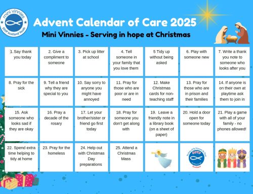 Get ready for Christmas with the SSVP Advent Calendar of Care